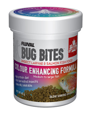 Fluval Fluval Bug Bites Colour Enhancing Formula medium to large fish 45g