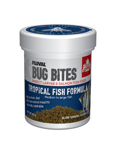 Fluval Fluval Bug Bites Tropical Fish Formula Medium To Large Fish 45g