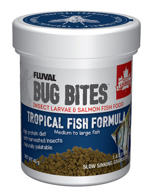 Fluval Fluval Bug Bites Tropical Fish Formula Medium To Large Fish 45g