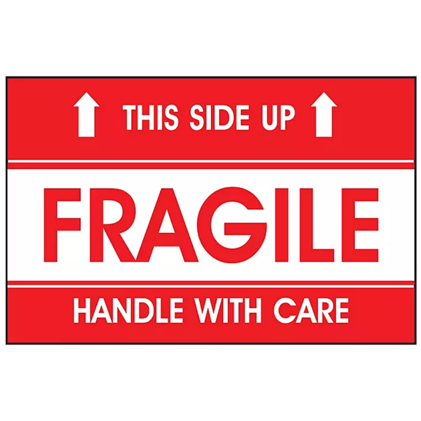 Fragile "This Side Up" Sticker