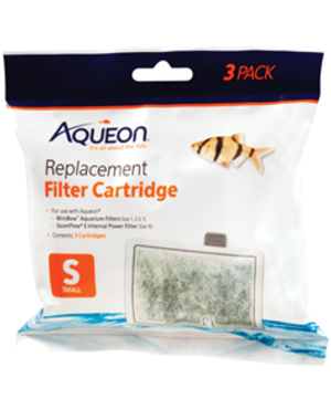 Aqueon Aqueon Small Replacement Filter Cartridge 3 Pack
