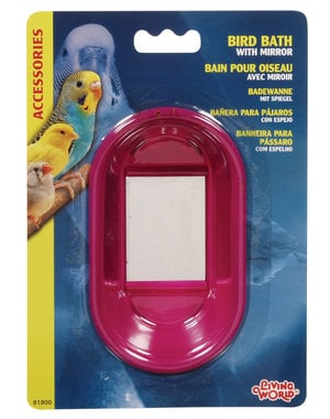 Living World Living World Oval Bird Bath with Mirror