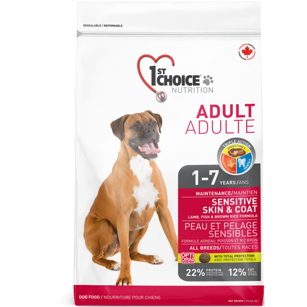 1st Chioce 1st Choice Adult Dog Lamb, Fish & Rice 2.27kg