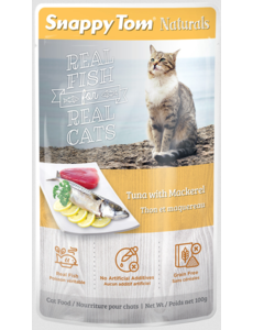 snappy tom Snappy Tom Naturals Tuna With Mackerel 3.5oz Pouch