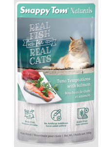 snappy tom Snappy Tom Naturals Tuna With Salmon 3.5oz Pouch
