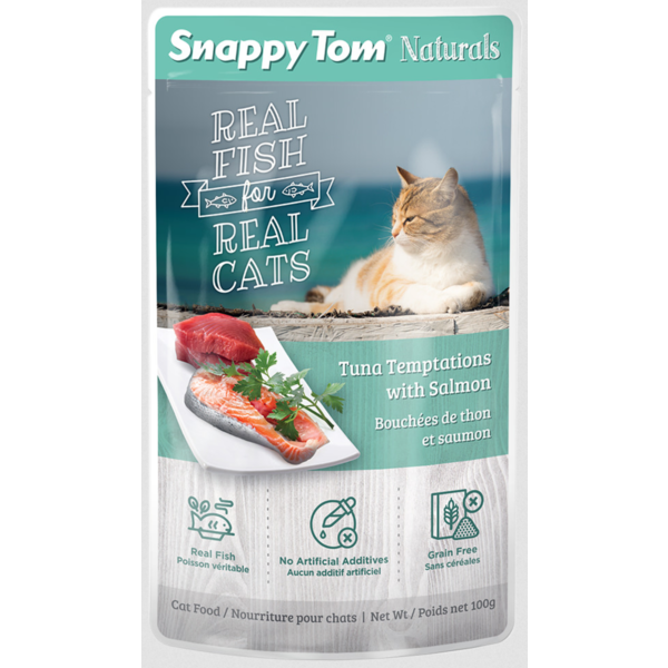 snappy tom Snappy Tom Naturals Tuna With Salmon 3.5oz