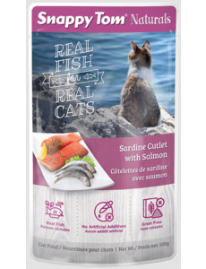 snappy tom Snappy Tom Naturals Sardine With Salmon 3.5oz