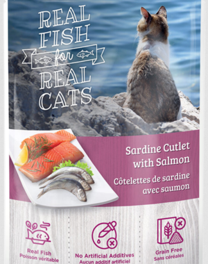 snappy tom Snappy Tom Naturals Sardine With Salmon 3.5oz Pouch