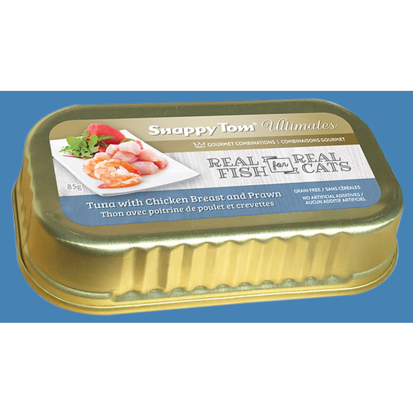 snappy tom Snappy Tom Ultimates Tuna with Chicken Breast and Prawn 3 oz