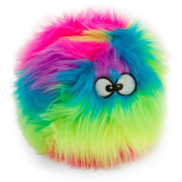 Go Dog GoDog Furballz Dog Toy Rainbow