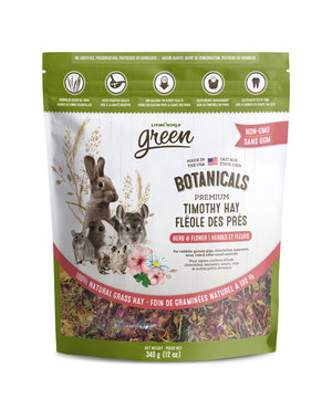 Living World Living World Green Botanicals Premium Timothy Hay - Herb & Flower Mix