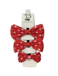 Huxley & Kent Huxley & Kent Bow Tie Maple Leaf Red