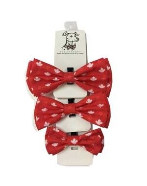 Huxley & Kent Huxley & Kent Bow Tie Maple Leaf Red