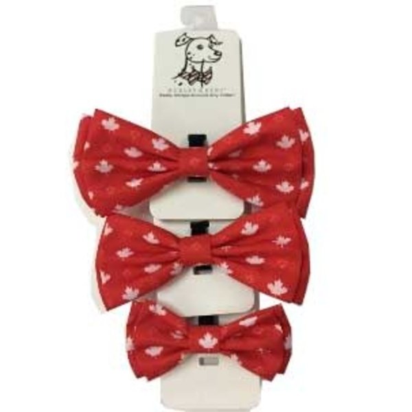 Huxley & Kent Huxley & Kent Bow Tie Maple Leaf Red