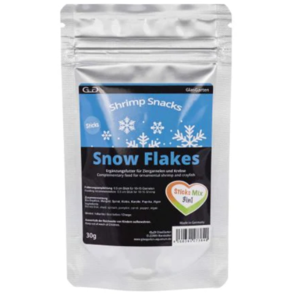 GlasGarten GlasGarten Shrimp Snacks Snow Flakes - Sticks Mix 3in1 30g