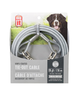 Dog It Dogit Tie-Out Cable XLarge 25'