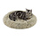 Best Friends by Sheri Best Friends by Sheri Oval Shag Faux Fur Cat Bed Taupe (21" x 19")