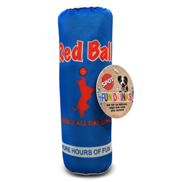 Spot-Ethical Fun Drinks Red Ball Dog Toy