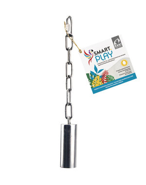 Hari Hari Smart Play Enrichment Parrot Toy - Stainless Steel Bell