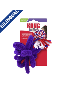 Kong Kong Active Rope Red & Purple Cat Toy