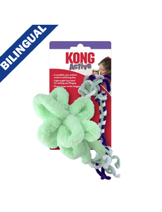 Kong Kong Active Rope Mint & Purple Cat Toy