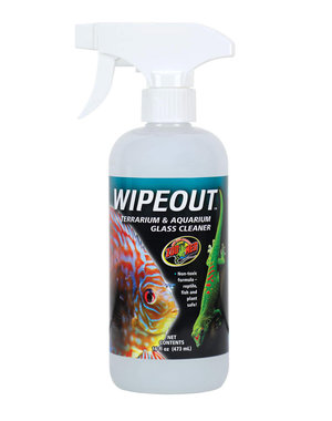 Zoo Med Laboratories Zoo Med Wipeout Glass Cleaner 16 oz