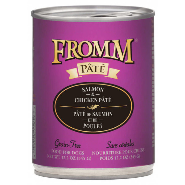 Fromm Family Pet Foods Fromm Pate Dog Salmon & Chicken  12 oz