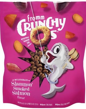 Fromm Family Pet Foods Fromm Crunchy O's Slammon' Smoked Salmon 26 oz
