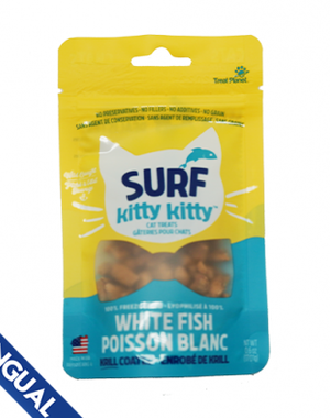 Etta Says Etta Says! Surf Kitty Kitty 100% Whitefish with Krill Freeze-Dried Cat Treat 0.6 oz