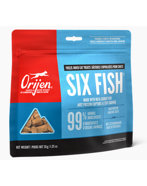 Orijen Orijen Six Fish Freeze Dried Cat Treat 1.25 oz