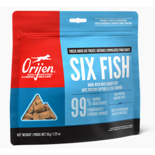 Orijen Orijen Six Fish Freeze Dried Cat Treat 1.25 oz