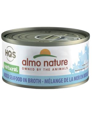 Almo Nature Almo Nature HQS Natural Mixed Seafood In Broth 70 g