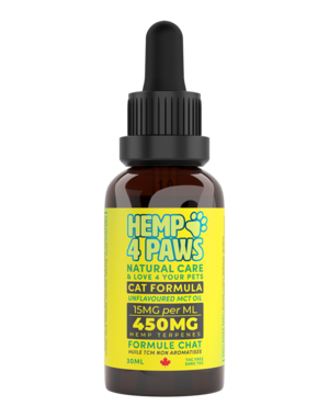 Hemp 4 Paws Hemp 4 Tails Cat Formula 450MG Unflavoured 30ml