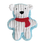 FouFou Dog FouFou Holiday Corduroy Pals Polar Bear