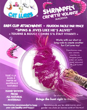 Go Cat Products Cat Lures Magenta Shrimpfly
