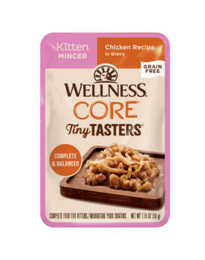 Well Pet Wellness Core Tiny Tasters Kitten Minced Chicken 1.75oz