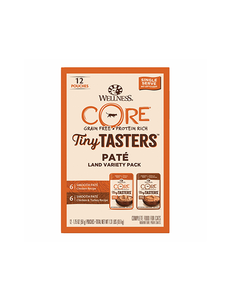 Well Pet Wellness Core Tiny Tasters Pate Land Variety Pack
