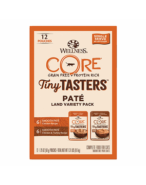 Well Pet Wellness Core Tiny Tasters Pate Land Variety Pack