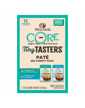 Well Pet Wellness Core Tiny Tasters Pate Sea Variety Pack