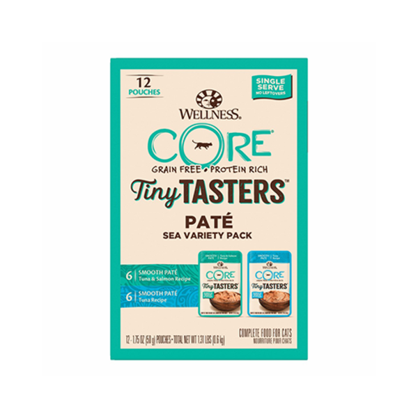 Well Pet Wellness Core Tiny Tasters Pate Sea Variety Pack