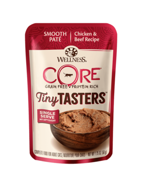 Well Pet Wellness Core Tiny Tasters Smooth Pate Chicken & Beef 1.75oz