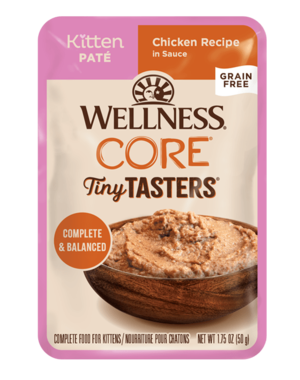Well Pet Wellness Core Tiny Tasters Smooth Pate Kitten Chicken   1.75oz