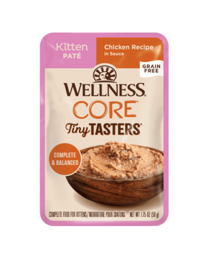 Well Pet Wellness Core Tiny Tasters Smooth Pate Kitten Chicken   1.75oz