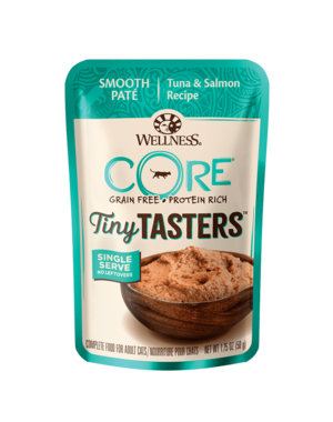 Well Pet Wellness Core Tiny Tasters Smooth Pate Tuna & Salmon  1.75oz