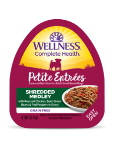 Well Pet Wellness Petite Entrees Shredded Medley Chicken, Beef & Green Bean