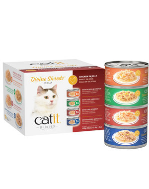 CatIt Catit Divine Shreds Chicken Multipack