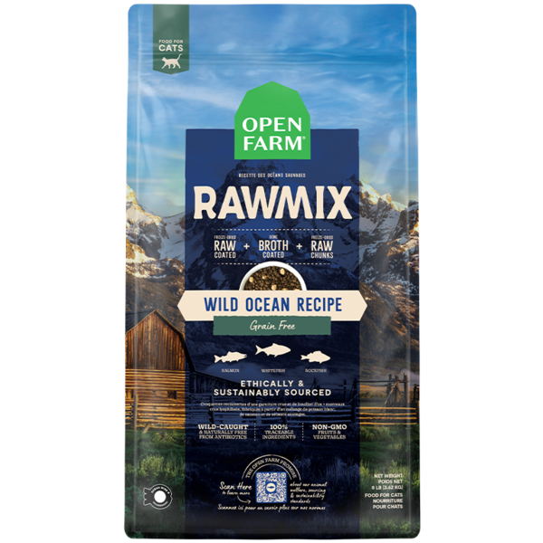 Open Farm Inc. Open Farm RawMix Cat Wild Ocean Recipe Grain & Legume Free