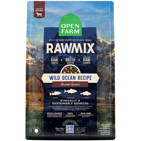 Open Farm Inc. Open Farm Rawmix Wild Ocean Recipe with Ancient Grains