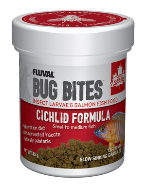 Fluval Fluval Bug Bites Cichlid Formula  1.4-2.0mm Granules