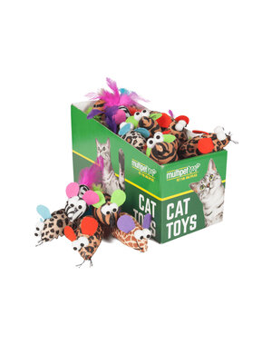 Multipet Products Multi Pet Cat Toy Safari Feather Mouse